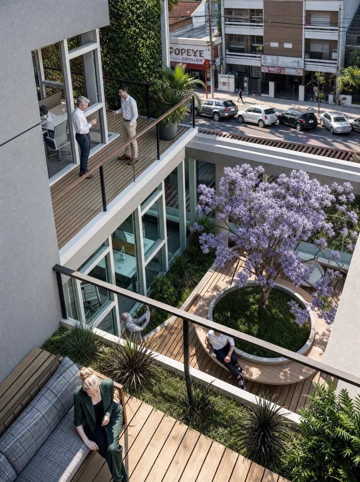 TBH · GREEN OFFICE — TERRAZA